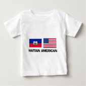 Haitianischer Amerikaner Baby T-shirt (Vorderseite)