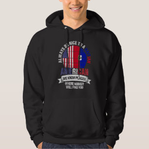 Haitianischer Amerikaner Wir kennen Orte, an denen Hoodie