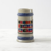 Haitianischer Flaggencup Bierglas (Mittel)
