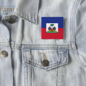 Haitianischer Flaggenknopf Button (Beispiel)