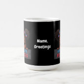 Haitianischer Flaggentag Haitianischer Prinzessin Kaffeetasse (Mittel)