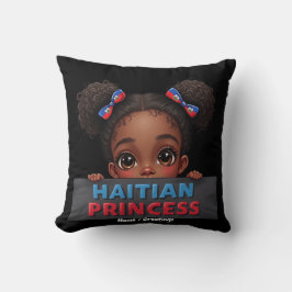 Haitianischer Flaggentag Haitianischer Prinzessin Kissen