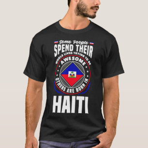 Haitianischer Haitianischer Fahne Funny Zitat T-Shirt