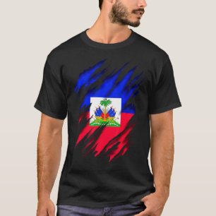 Haitianischer Haitianischer Flaggen Haiti T-Shirt