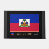 Haitianischer Hausmatte, Haitianischer Flaggenspor Fußmatte (Vorderseite)