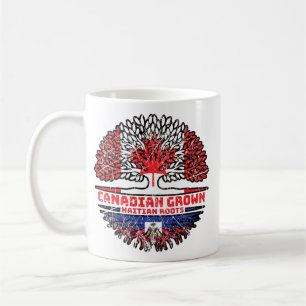 Haitianischer Kanadier Treuhandfahne Kaffeetasse