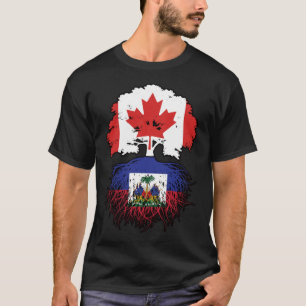 Haitianischer Kanadier Treuhandfahne T-Shirt