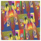 Haitianischer Kreoler Stoff (Nahaufnahme)