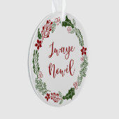 Haitianischer Kreolisch Frohe Weihnachtsfeier Jway Ornament (Vorderseite)