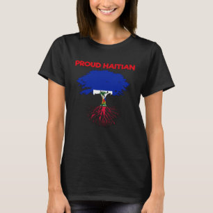 Haitianischer Tag der Flagge Liebe Herz Proud Ay T-Shirt