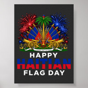 Haitianischer Tag der Flagge Stolz – Ayiti Design Poster