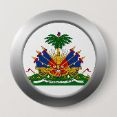 Haitianischer Wappen Button (Vorderseite)