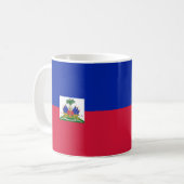 Haitianischer Wappen - Keramik der Tasse (Vorderseite Links)