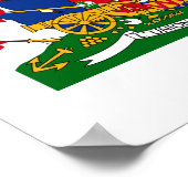 Haitianischer Wappen Poster (Ecke)