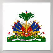 Haitianischer Wappen Poster (Vorne)