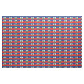 Haitianisches Flaggen-Gewebe Stoff (Fat Quarter (45,7 x 55,9 cm))