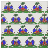 Haitianisches Flaggen-Gewebelogo Stoff (Muster)