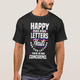 Haitianisches Haitianisches Flagge T-Shirt