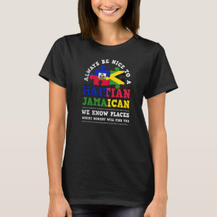 Haitianisches Jamaika Karibisches Kombo-Gemisch T-Shirt