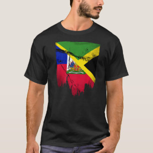 Haitianisches Jamaika Karibisches Kombo-Gemisch T-Shirt