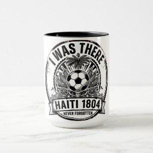Haitianisches Nationalemblem Vintage-Design Retro Tasse