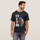 Haitianisches und algerisches DNA-Flaggengebiet T-Shirt (Vorne ganz)