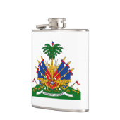 Haitianisches Wappen Flachmann (Links)