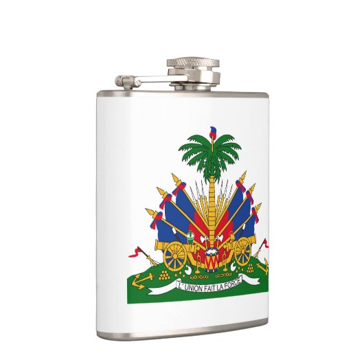 Haitianisches Wappen Flachmann (Rechts)