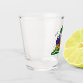 Haitianisches Wappen, Flagge/Party Schnapsglas (Links)