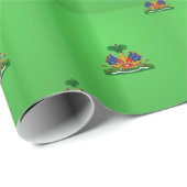 Haitianisches Wappen Geschenkpapier (Rolleneckpunkt)
