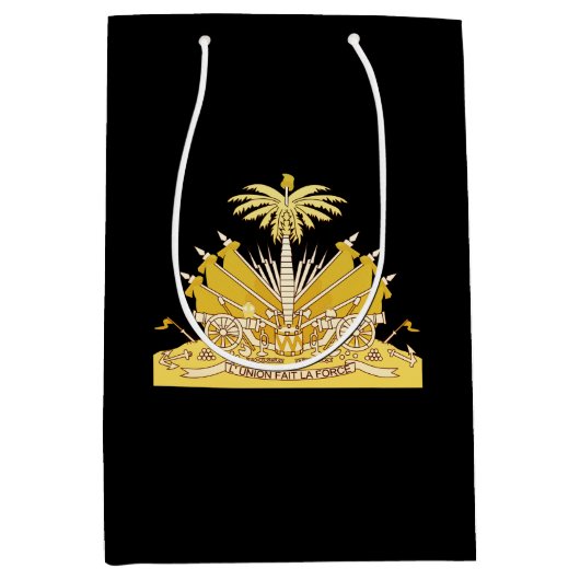 Haitianisches Wappen Mittlere Geschenktüte (Vorderseite)