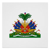 Haitianisches Wappen Poster (Vorderseite)