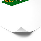 Haitianisches Wappen Poster (Ecke)