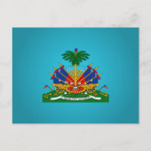Haitianisches Wappen Postkarte (Vorderseite)