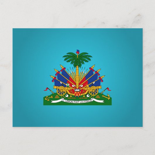 Haitianisches Wappen Postkarte (Vorderseite)