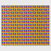 Haitianisches Wrapping Paper, Haitianische Flagge Geschenkpapier (Flach)
