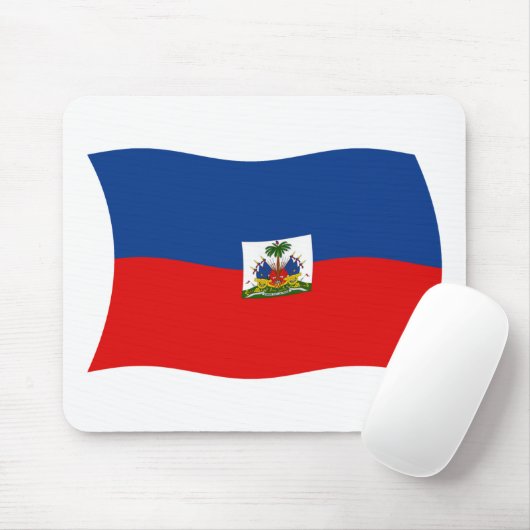Haitifischer Flaggenmousepad Mousepad (Mit Mouse)
