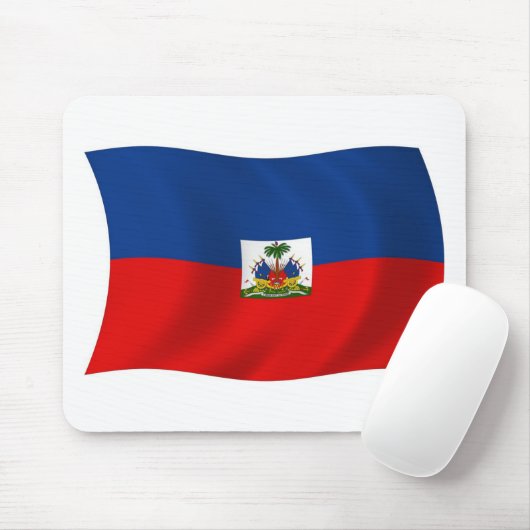 Haitifischer Flaggenmousepad Mousepad (Mit Mouse)