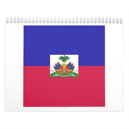 Haitifisches FlaggenEmblem Kalender (Titelbild)