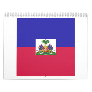 Haitifisches FlaggenEmblem Kalender