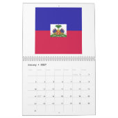 Haitifisches FlaggenEmblem Kalender (Jan 2027)