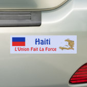 Haitis Autoaufkleber und Karte (Auf Auto)