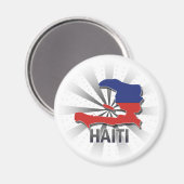 Haitis Flag Karte 2.0 Magnet (Vorderseite/Rückseite)