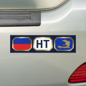 Haitis Flag Map Code Autoaufkleber (Auf Auto)