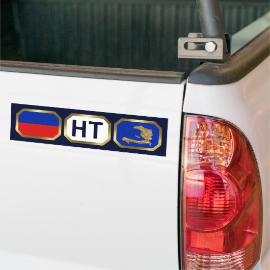 Haitis Flag Map Code Autoaufkleber (Auf Lkw)