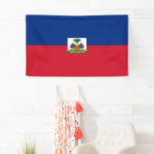 Haitis Flagge Banner (Insitu)