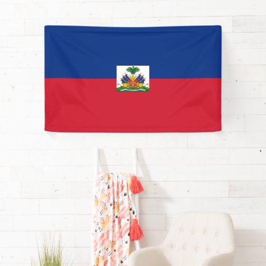 Haitis Flagge Banner (Insitu)