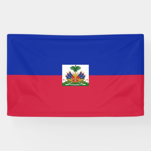 Haitis-Flagge Banner (Horizontal)
