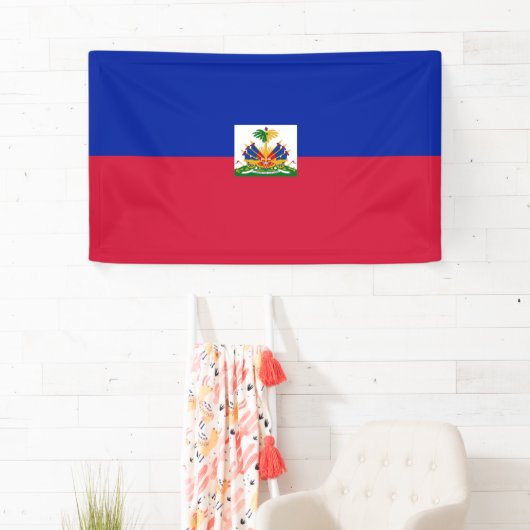 Haitis Flagge Banner (Insitu)