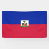 Haitis Flagge Banner (Horizontal)